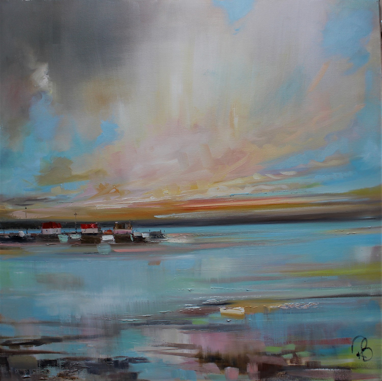 'Ever - Changing Sunset' by artist Rosanne Barr